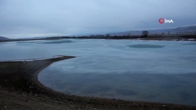 yagmurlu -  Göletler buz tuttu Videosu
