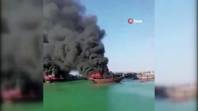 balikci teknesi -  - İran’da balıkçı tekneleri yandı Videosu