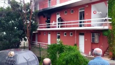 kalaba -  Lojman olarak kullanılan binadaki yangın korkuttu Videosu