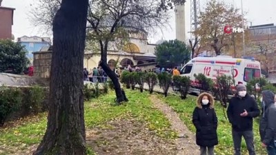  Sarıyer’de binanın çatısı alev alev yandı