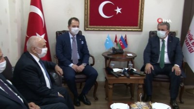 basin mensuplari -  BBP Genel Başkanı Destici, Erbakan ile görüştü Videosu