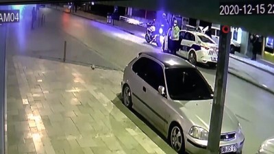 para cezasi -  Polisten kaçarken otomobiliyle bankaya dalmıştı...Yeni görüntüler ortaya çıktı Videosu