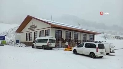 kayak merkezi -  Keltepe Kayak Merkezi beyaz örtüyle kaplandı Videosu
