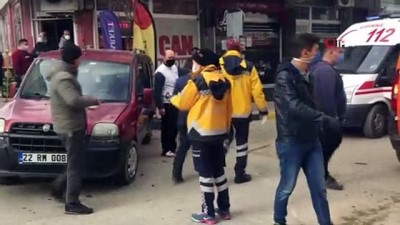 alkol muayenesi -  Sokağa çıkma kısıtlamasında kaza Videosu