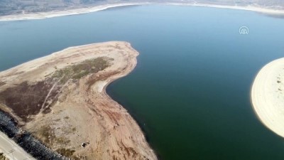 BOLU - Gölköy Barajı'nda su seviyesi yüzde 22'ye düştü