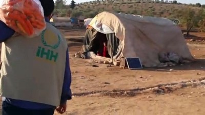 idlib - HATAY - İHH'dan Suriye'ye 470 ton sebze ve meyve yardımı Videosu