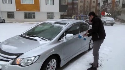 yagmurlu -   Kar yağışı Erzurum’u beyaza bürüdü Videosu
