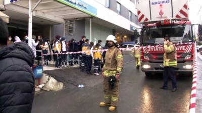  - Maltepe’de özel hastanede korkutan yangın