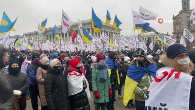  - Ukrayna’daki eylemler 22’inci gününde de devam ediyor