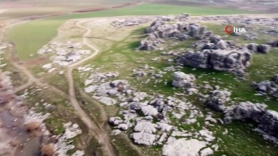 tarihi mekan -  12 bin yıllık tarih havadan görüntülendi Videosu