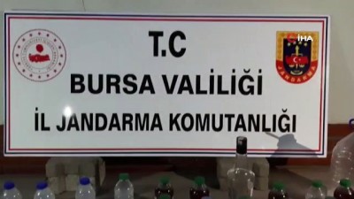  Bursa'da kaçak alkol operasyonu