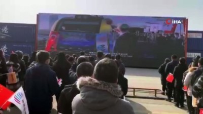 beyaz esya -  Çin'e ulaşan ilk ihracat treni için karşılama töreni yapıldı Videosu