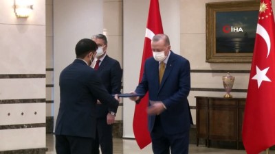  - Cumhurbaşkanı Erdoğan, Afganistan Büyükelçisini kabul etti