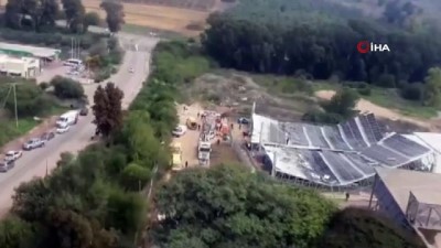 elektrik uretimi -  - İsrail'de bir spor sahasının çatısı çöktü: 8 yaralı Videosu