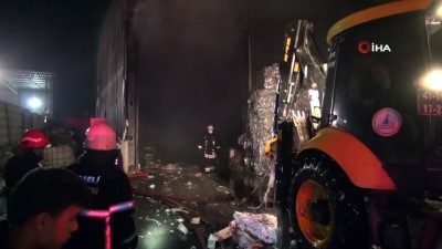 fabrika yangini -  Kocaeli’deki fabrika yangını 4 saatte söndürüldü Videosu