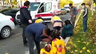 cakal -  Vücudu yanan çocuk hastaneye götürülürken kaza geçirdi Videosu