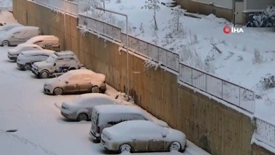  - Yüksekova’da kar kalınlığı 10 santimetreyi buldu