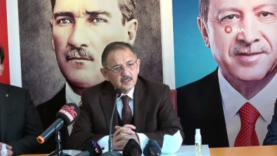 istisare toplantisi -  AK Parti Genel Başkan Yardımcısı Özhaseki: 'Amacımız faydalı olmak, belediyelerin önünü açmak' Videosu