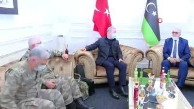  - Bakan Akar, Libya İçişleri Bakanı Başağa ile görüştü
