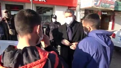 emniyet muduru -  Kısıtlamaya rağmen sokağa çıkanlar Emniyet Müdürü'ne yakalandı Videosu