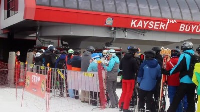 yabanci turist -  Erciyes'te turist yoğunluğu Videosu