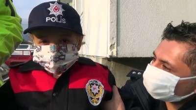 polis kiyafeti - BİLECİK - Bedensel engelli Merve'nin polislik hayali gerçek oldu Videosu