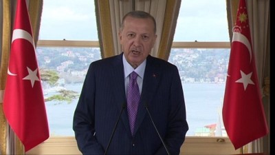 Cumhurbaşkanı Erdoğan,'Kovid-19'la Mücadele Özel Oturumu'nda BM Genel Kurulu'na seslendi - ANKARA