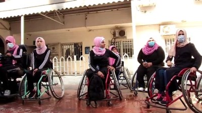 tekerlekli sandalye - Gazze'de Dünya Engelliler Günü dolayısıyla yarış düzenlendi Videosu