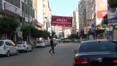 karya - HATAY - Bazı mahallelere 'korona yoğun bölge' afişi asıldı Videosu
