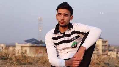futbol sahasi - İDLİB - Türk ampute futbolcu Telli'yi örnek aldı, hayallerinin önündeki 'engel'i kaldırdı Videosu