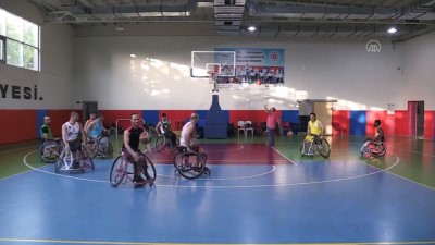 tekerlekli sandalye basketbol - ŞANLIURFA - Sporla hayatı değişen Mehmet Çetingöz, başarılarıyla örnek oluyor Videosu