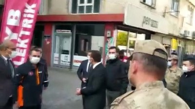 deprem - SİİRT - Vali Osman Hacıbektaşoğlu Kurtalan'da incelemelerde bulundu Videosu