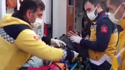 saglik ekipleri -  Elazığ’da inşaatın 3’üncü katından düşen genç yaralandı Videosu