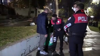 polis merkezi -  Parkta terör propagandası yaptığı iddia edilen 2 kişi gözaltına alındı Videosu