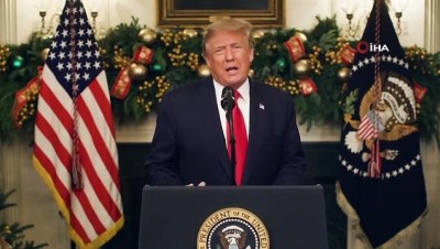  - ABD Başkanı Trump: 'Zorlu geçen bu yılda ABD büyük bir başarı gösterdi'