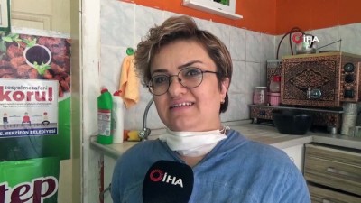 skolyoz hastasi -  ‘En küçük’ kadın esnaf kepenk kapattı, yardımına komşusu yetişti Videosu