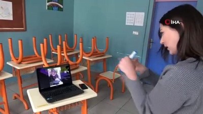 isitme engelliler -  Engelli öğrenciler uzaktan eğitimle ders işliyor Videosu