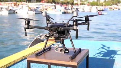deniz kirliligi - MERSİN) - Mersin'de deniz kirliliği drone ile kontrol edilecek Videosu