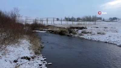 kar yagisi -  Ağrılılar güne karla uyandı Videosu
