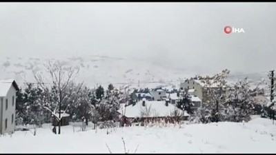 kar yagisi -  Tunceli’de kar yağışı etkili oldu, 132 köy yolu kapandı Videosu