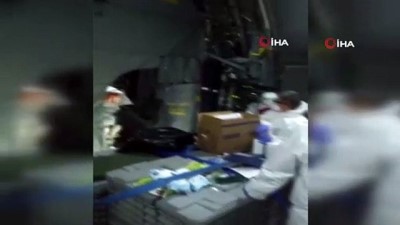 kargo ucagi -  Çin’e giden TSK uçağı Vuhan kentine iniş yaptı  Videosu