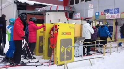 hafta sonu tatili -  Ergan Dağı Kayak Merkezi’nde hafta sonu yoğunluğu Videosu