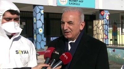 dezenfeksiyon -  İstanbul’da okullarda virüslere karşı nano savaş  Videosu