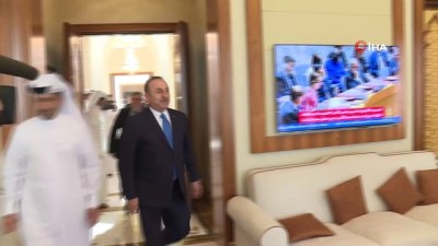 amed -  - Bakan Çavuşoğlu, Katar Emiri ile görüştü Videosu