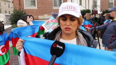 nato -  - Hocalı Katliamı Ermenistan’ın Washington Büyükelçiliği önünde protesto edildi Videosu