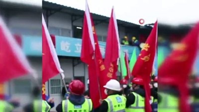 eylem plani -  - Çin, 'korona' hastanesini 10 günde inşa etti Videosu