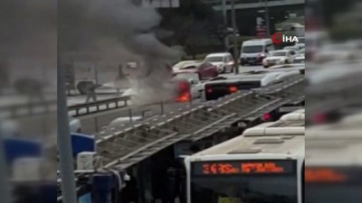 arac yangini -  E-5 İncirli mevkiinde araç yangını Videosu