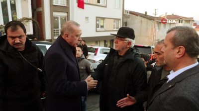  Cumhurbaşkanı Erdoğan’dan İdlib şehidinin evine ziyaret