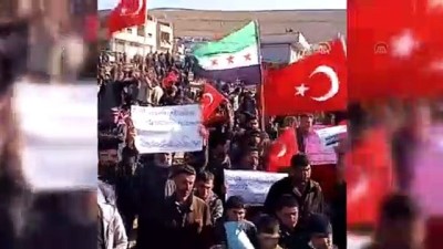 (DÜZELTME) - İdliblilerin Türkiye'ye destek gösterileri sürüyor
