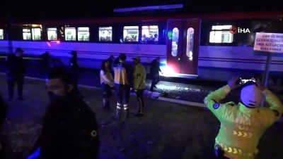 yolcu treni -  Kütahya'da yolcu treninin çarptığı yaşlı adam hayatını kaybetti Videosu